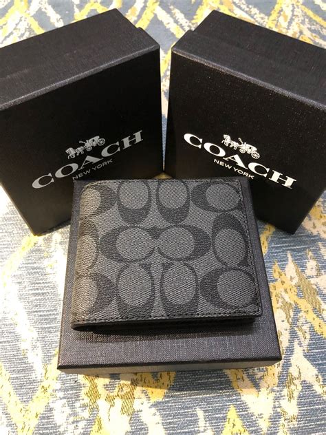 fake coach mens wallet|is my coach wallet real.